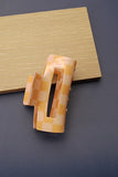 Large Checker Claw Clip - Greige Goods