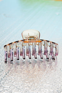 Translucent Ombre Claw Clip - Greige Goods