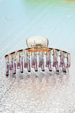 Translucent Ombre Claw Clip - Greige Goods