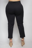 Curvy Girl High Waist Work Pant - Greige Goods