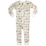 O Greige Baby Zip PJs - Greige Goods