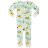 O Greige Baby Zip PJs - Greige Goods