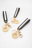 Crystal Initial Keychain - Greige Goods