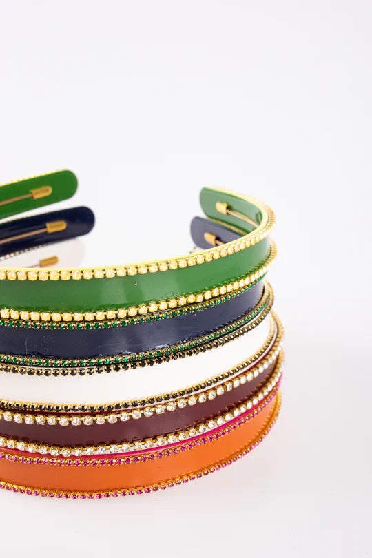 Color Block Acetate Headband - Greige Goods