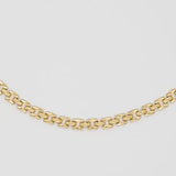 Squared Chain Necklace - Greige Goods