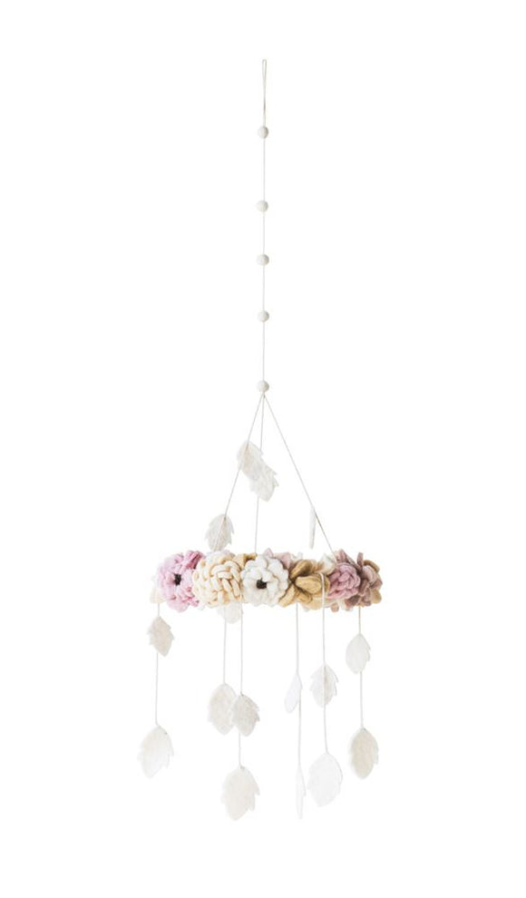 Greige Baby Wool Felt Mobiles - Greige Goods