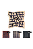 Argyle Star Print Fashion Scarf - Greige Goods