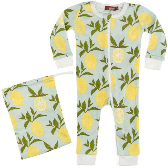 Greige Baby Zip PJs - Greige Goods