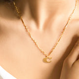 The Letter Necklace - Greige Goods