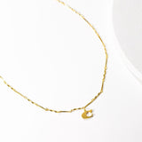 The Letter Necklace - Greige Goods