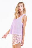 Willa V-Neck Tank - Greige Goods