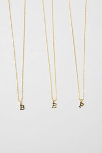 Dainty Love Initial Necklace - Greige Goods