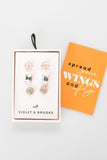 Earring Gift Trio - Greige Goods