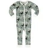 O Greige Baby Zip PJs - Greige Goods