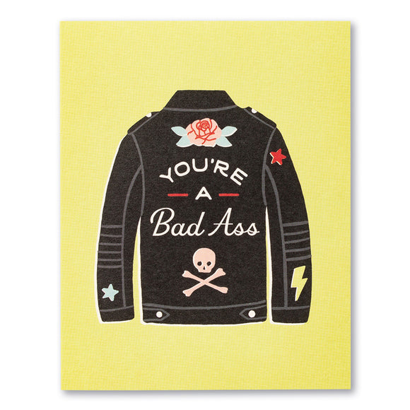 You're A Bada** Card - Greige Goods