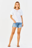 Devyn Puff Sleeve Top - Greige Goods