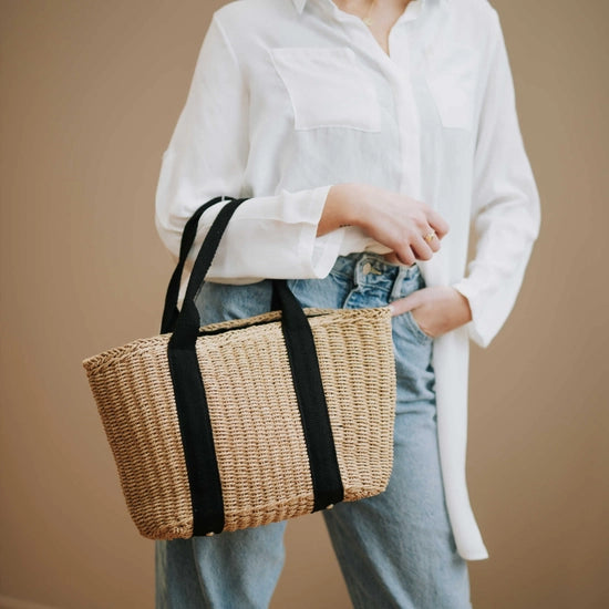 Artisan Summer Straw Bag - Greige Goods