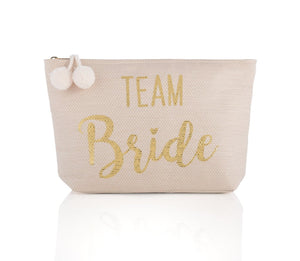 Mia Team Bride Zip Pouch - Greige Goods