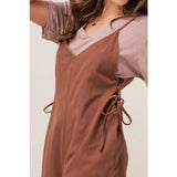 Cotton Wide Leg Jumpsuit - Greige Goods