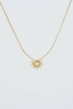 Crystal Sun Necklace - Greige Goods