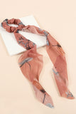 Floral Print Sparkly Hair Scarf - Greige Goods