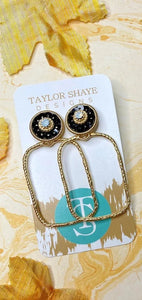 Ivy Sequin Hoops - Greige Goods