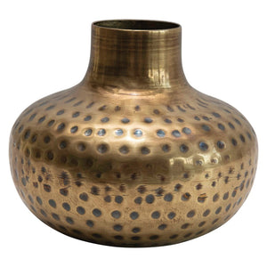 Metal Vase - Greige Goods