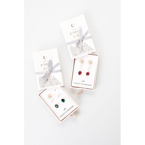 Clara Holiday Earring Set - Greige Goods