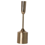 Brass Metal Taper Candle Holder - Greige Goods
